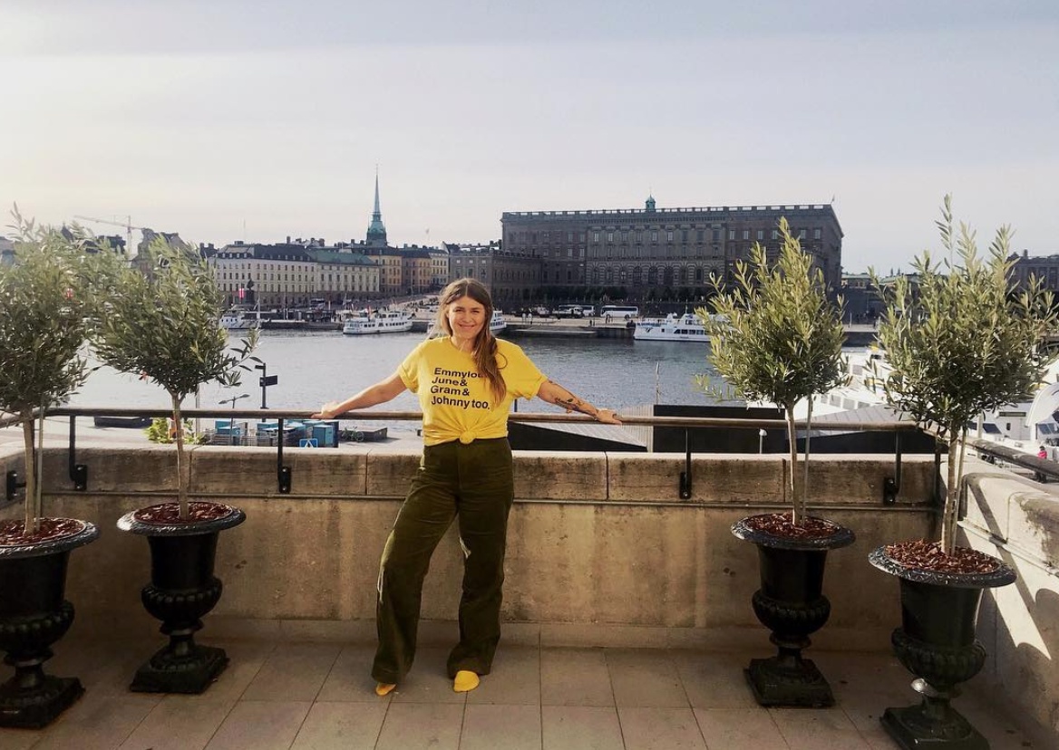 Linnea Henriksson på Grand Hotel i Stockholm Linnea Henriksson på Grand Hotel i Stockholm